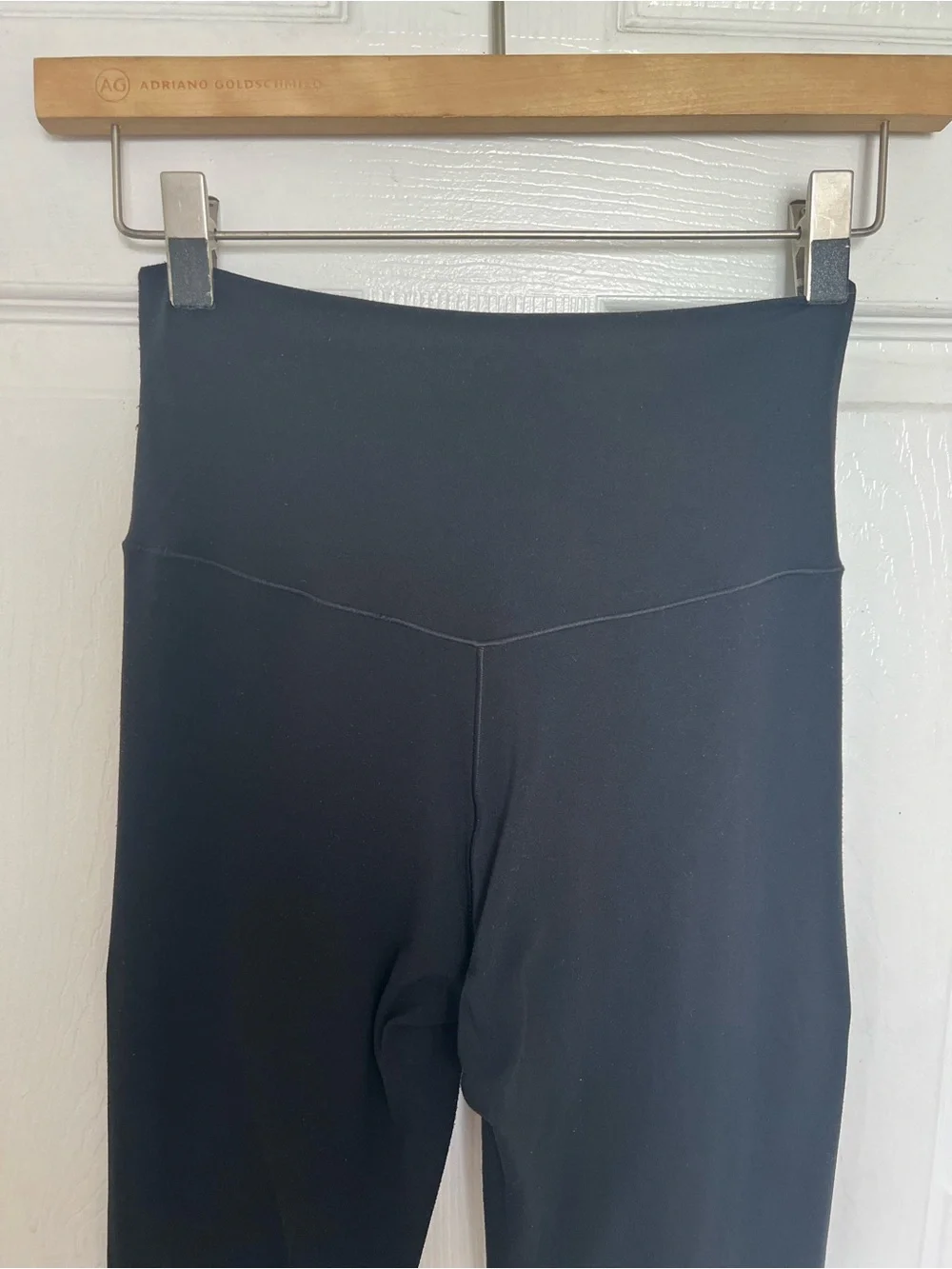 OFFLINE By Aerie Real Me High Waisted Crossover Black Flare Legging Sz Medium - Picture 9 of 10
